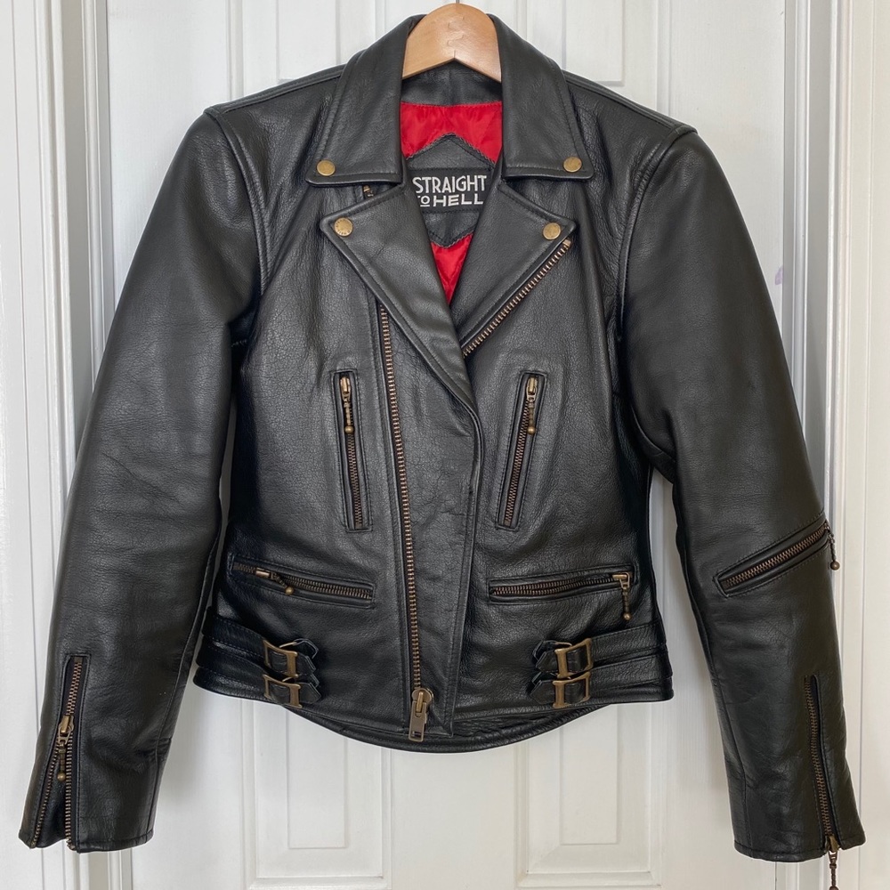Straight to Hell Genuine Leather Jacket “The Defector” Style